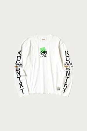 20/-Jersey Crew Long Sleeve T (PECKISH KAP) - Green