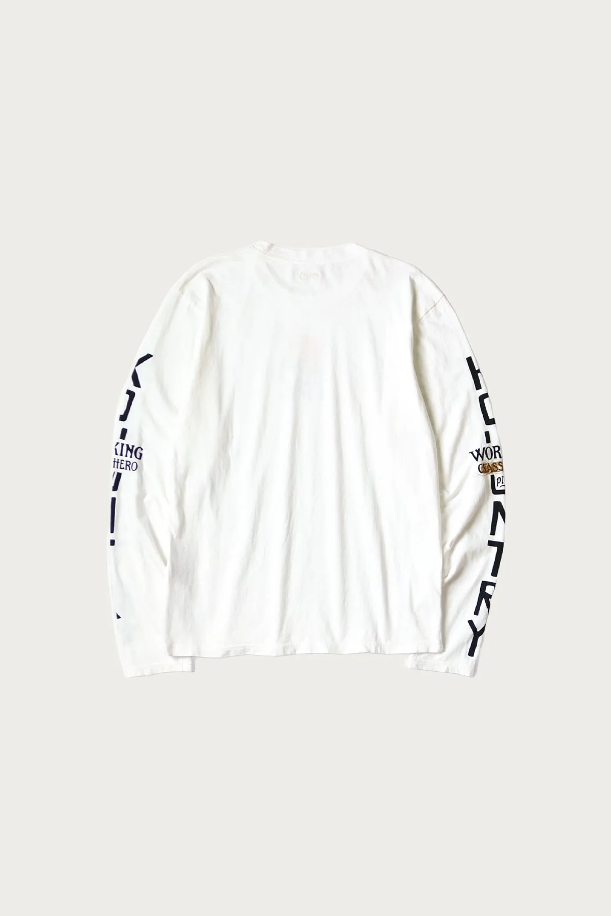 20/-Jersey Crew Long Sleeve T (PECKISH KAP) - Yellow