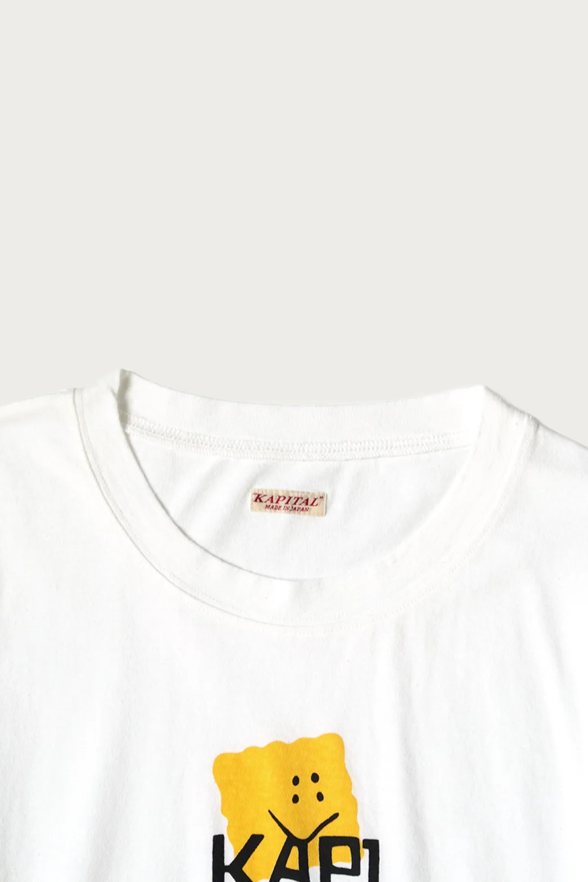 20/-Jersey Crew Long Sleeve T (PECKISH KAP) - Yellow