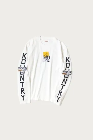 20/-Jersey Crew Long Sleeve T (PECKISH KAP) - Yellow