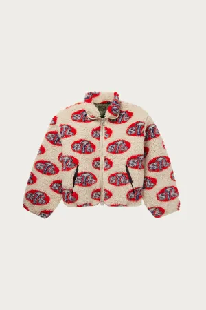 8T6 Boa Fleece Drizzler JKT - Natural