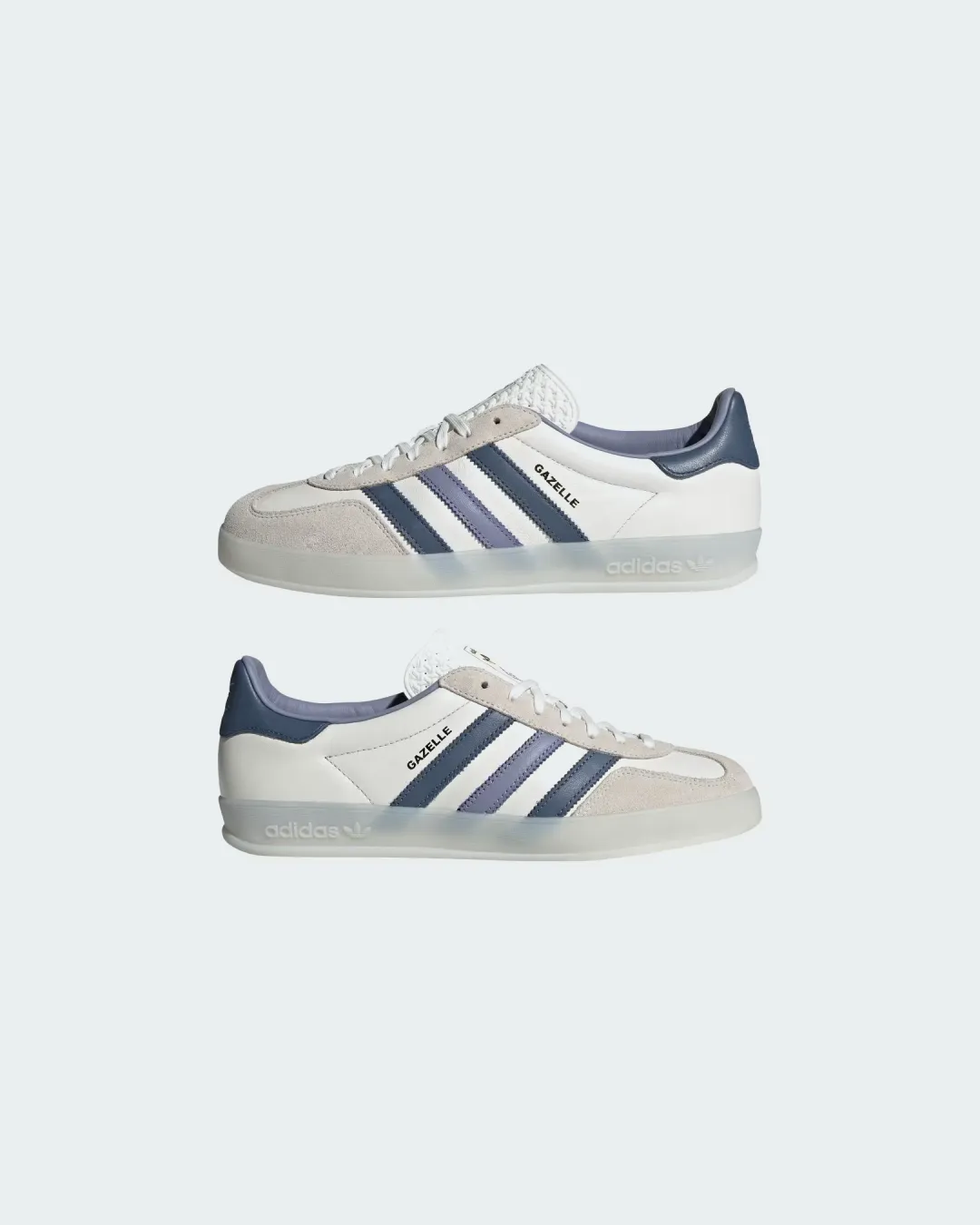 Adidas Gazelle Indoor Core White/Preloved Ink Melange Sneakers
