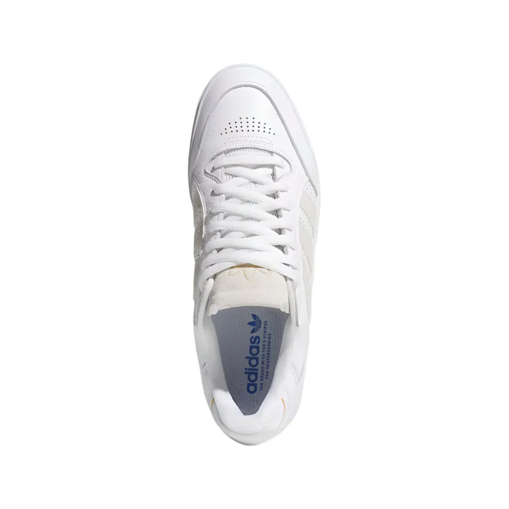 adidas SKATEBOARDING TYSHAWN LOW SHOES // CLOUD WHITE / CLOUD WHITE / GOLD METALLIC