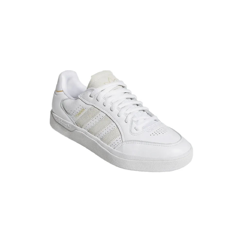 adidas SKATEBOARDING TYSHAWN LOW SHOES // CLOUD WHITE / CLOUD WHITE / GOLD METALLIC