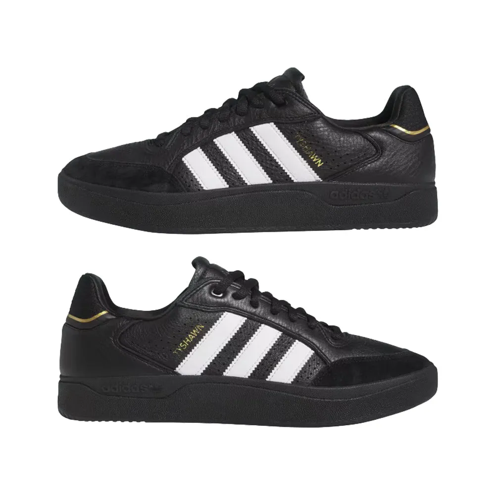 adidas SKATEBOARDING TYSHAWN LOW SHOES // CORE BLACK/CLOUD WHITE/GOLD METALLIC