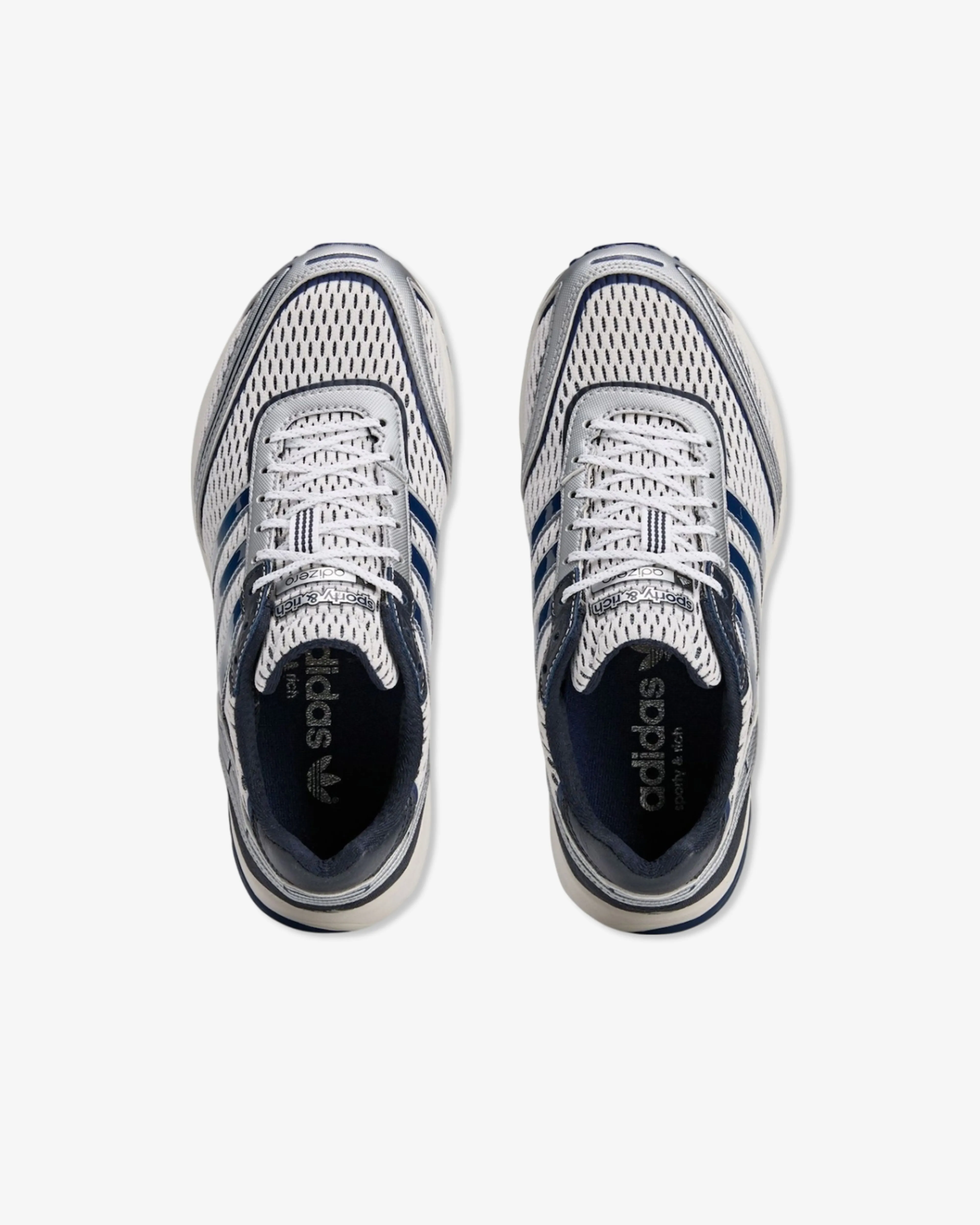 Adidas - Sporty & Rich Adizero Adios Sneakers - (Silver/Navy)