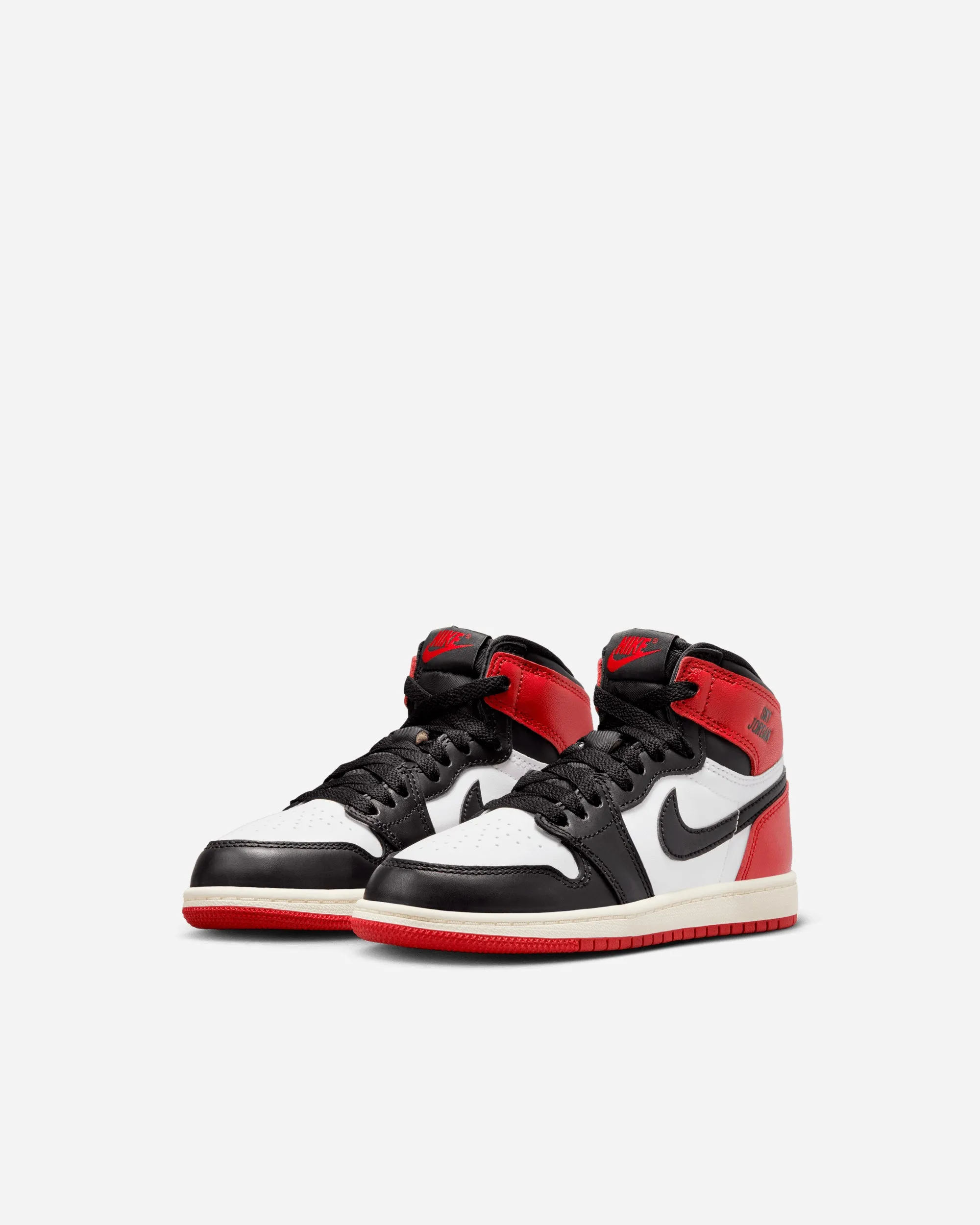 Air Jordan 1 Retro High OG Black Toe Reimagined (Preschool)
