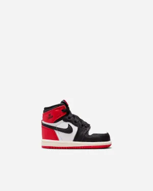 Air Jordan 1 Retro High OG  Black Toe Reimagined (Toddler)