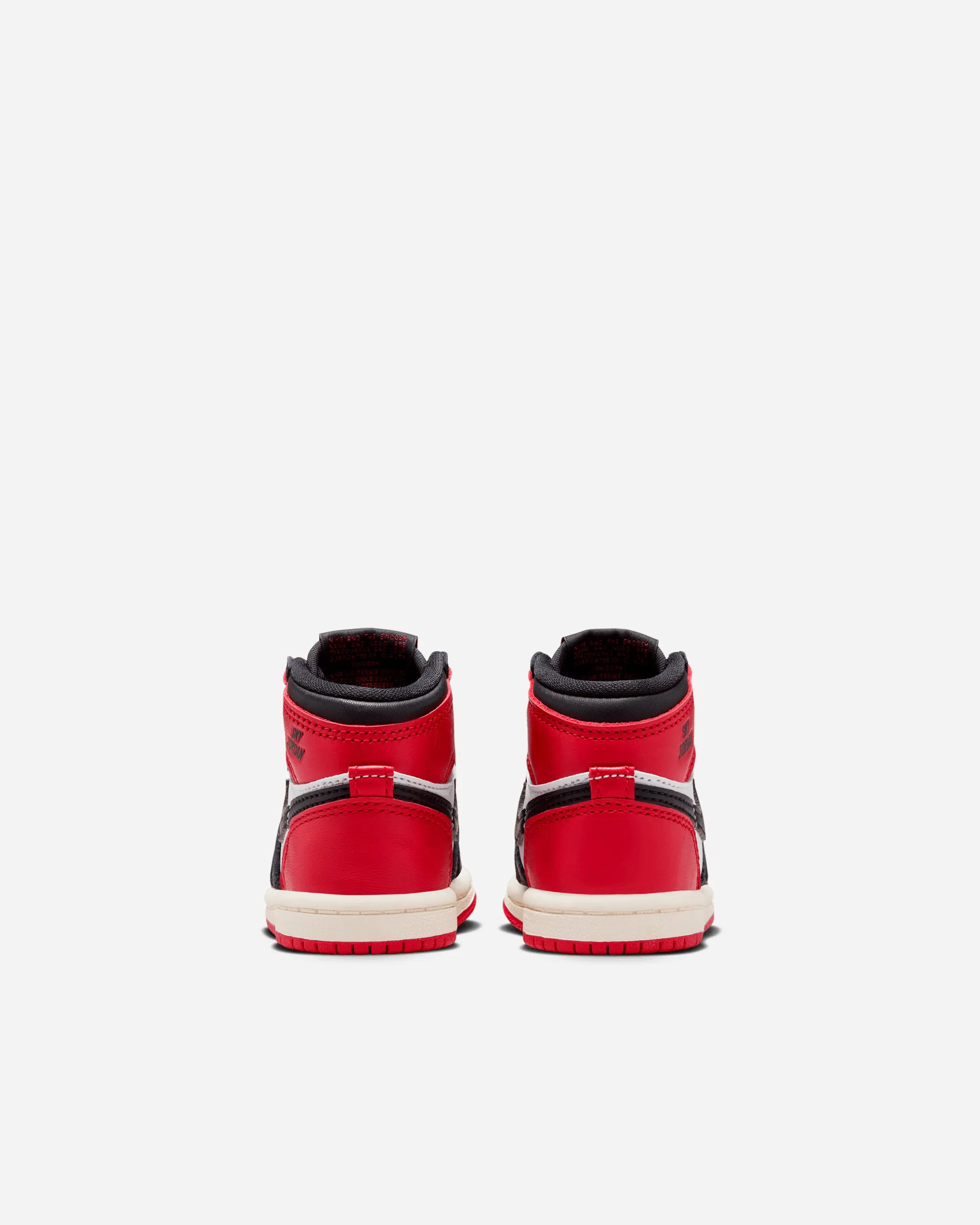 Air Jordan 1 Retro High OG  Black Toe Reimagined (Toddler)