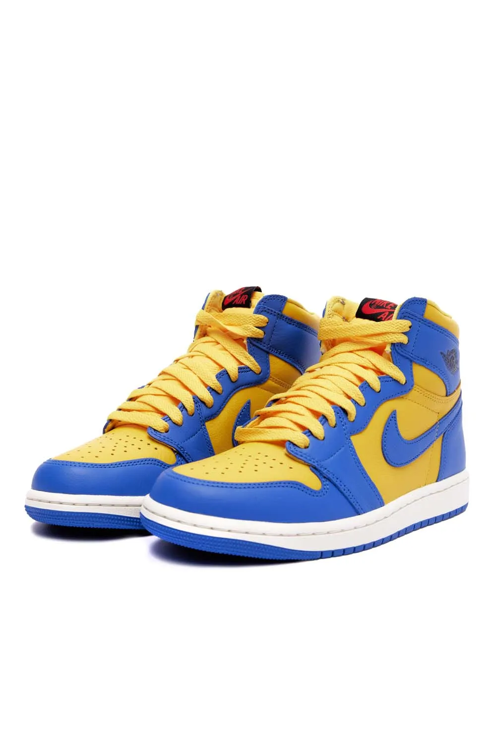 Air Jordan 1 Womens Retro High OG Shoes 'Varsity Maize / Game Royal'
