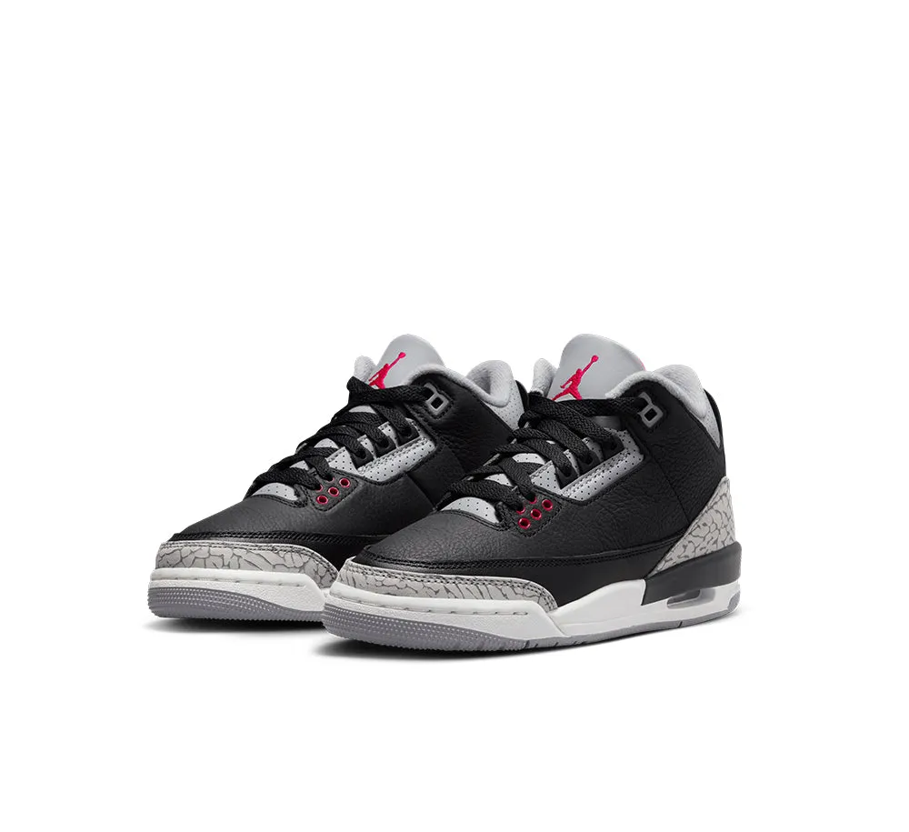Air Jordan 3 Retro (GS) Black Cement
