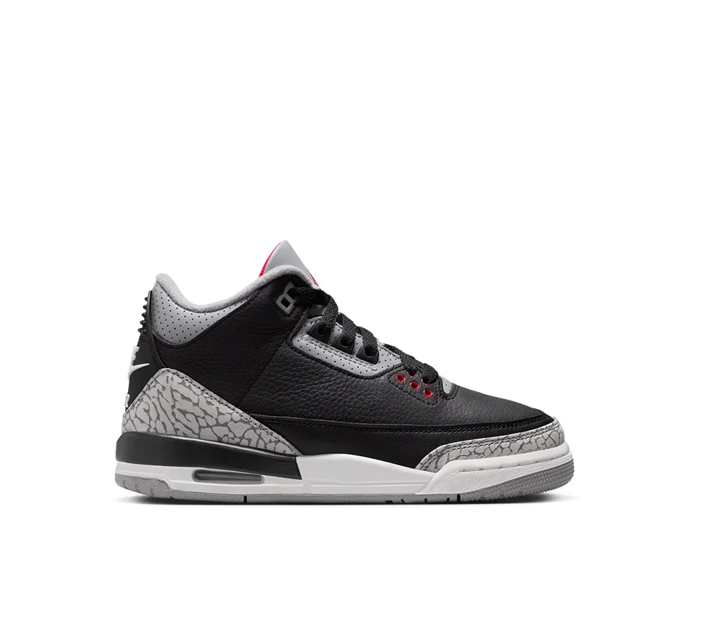 Air Jordan 3 Retro (GS) Black Cement