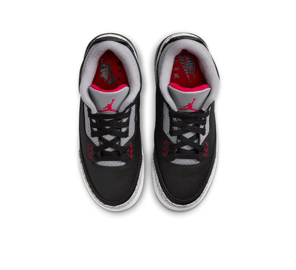 Air Jordan 3 Retro (GS) Black Cement