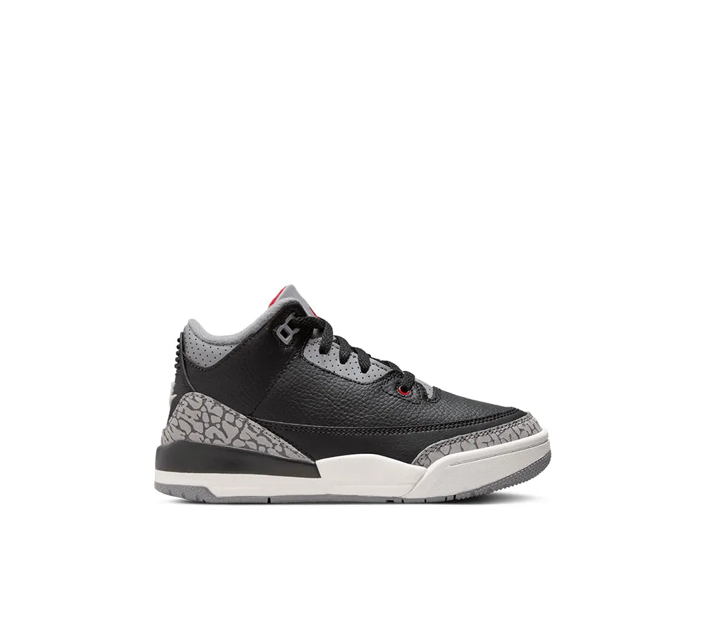 Air Jordan 3 Retro (PS) Black Cement