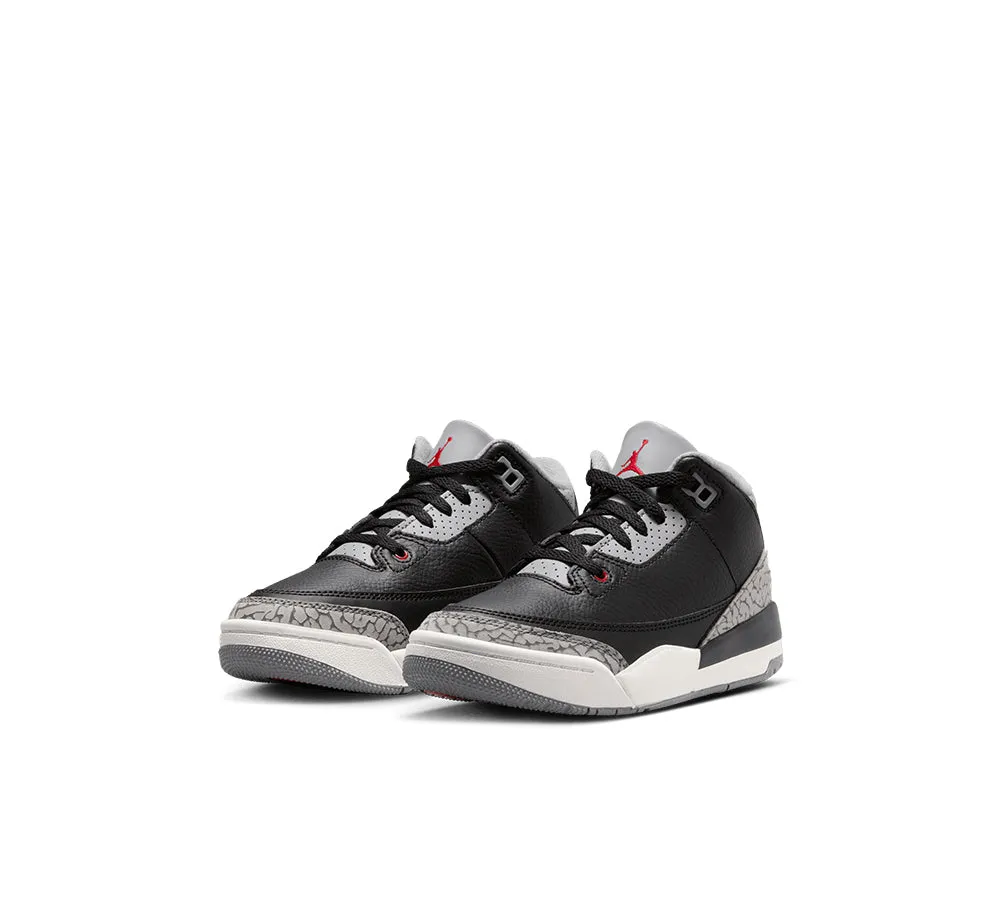 Air Jordan 3 Retro (PS) Black Cement