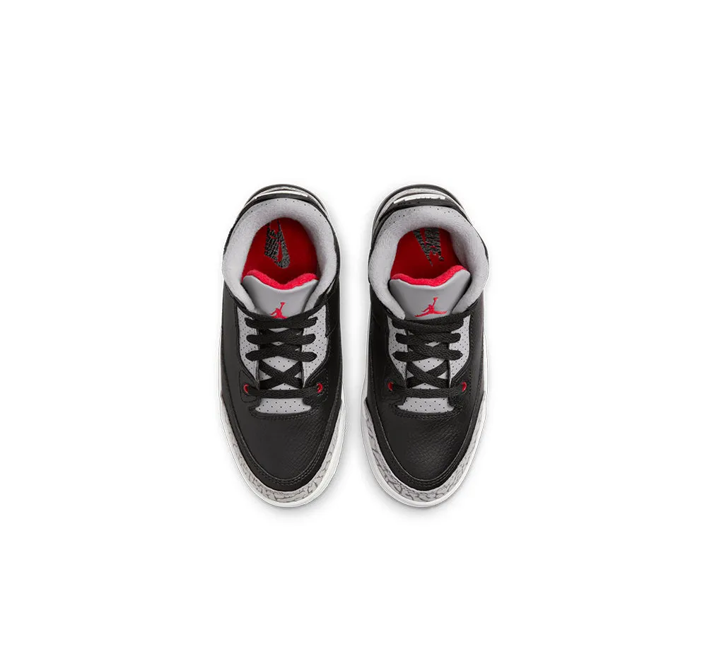 Air Jordan 3 Retro (PS) Black Cement