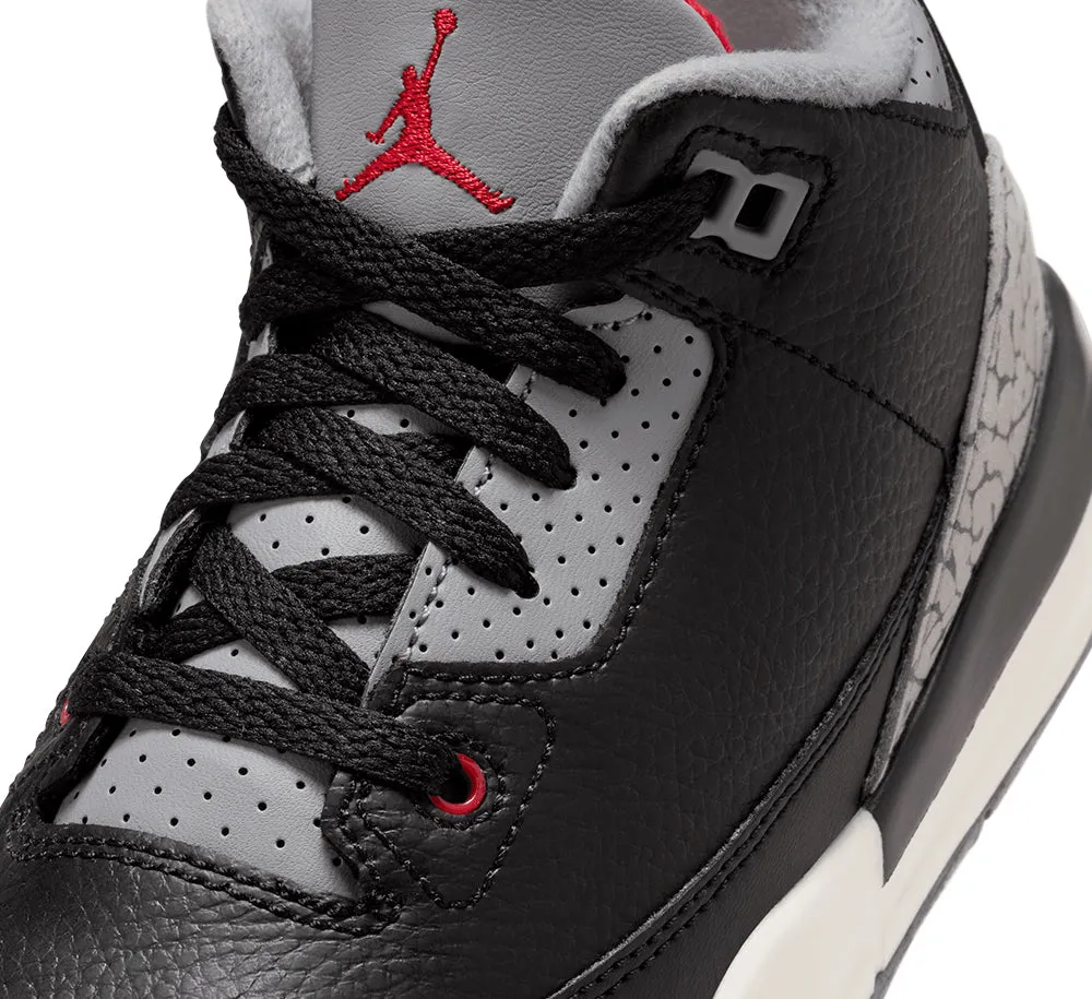 Air Jordan 3 Retro (PS) Black Cement