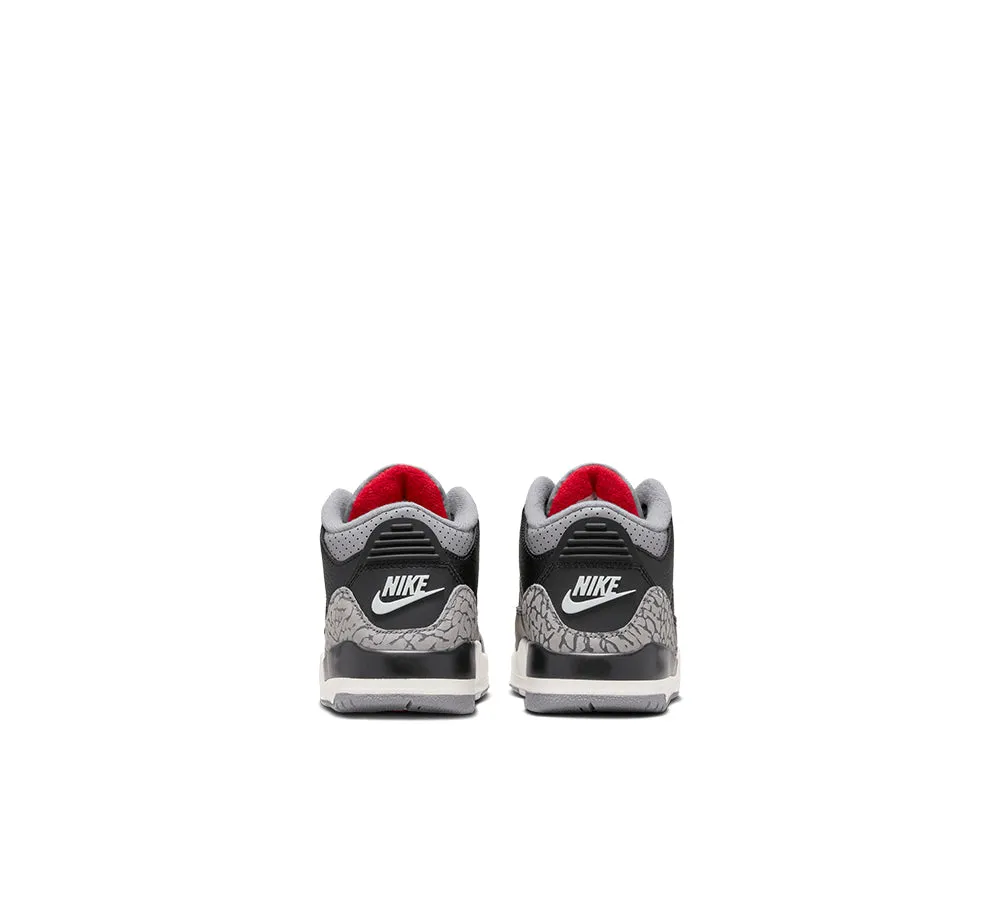 Air Jordan 3 Retro (PS) Black Cement