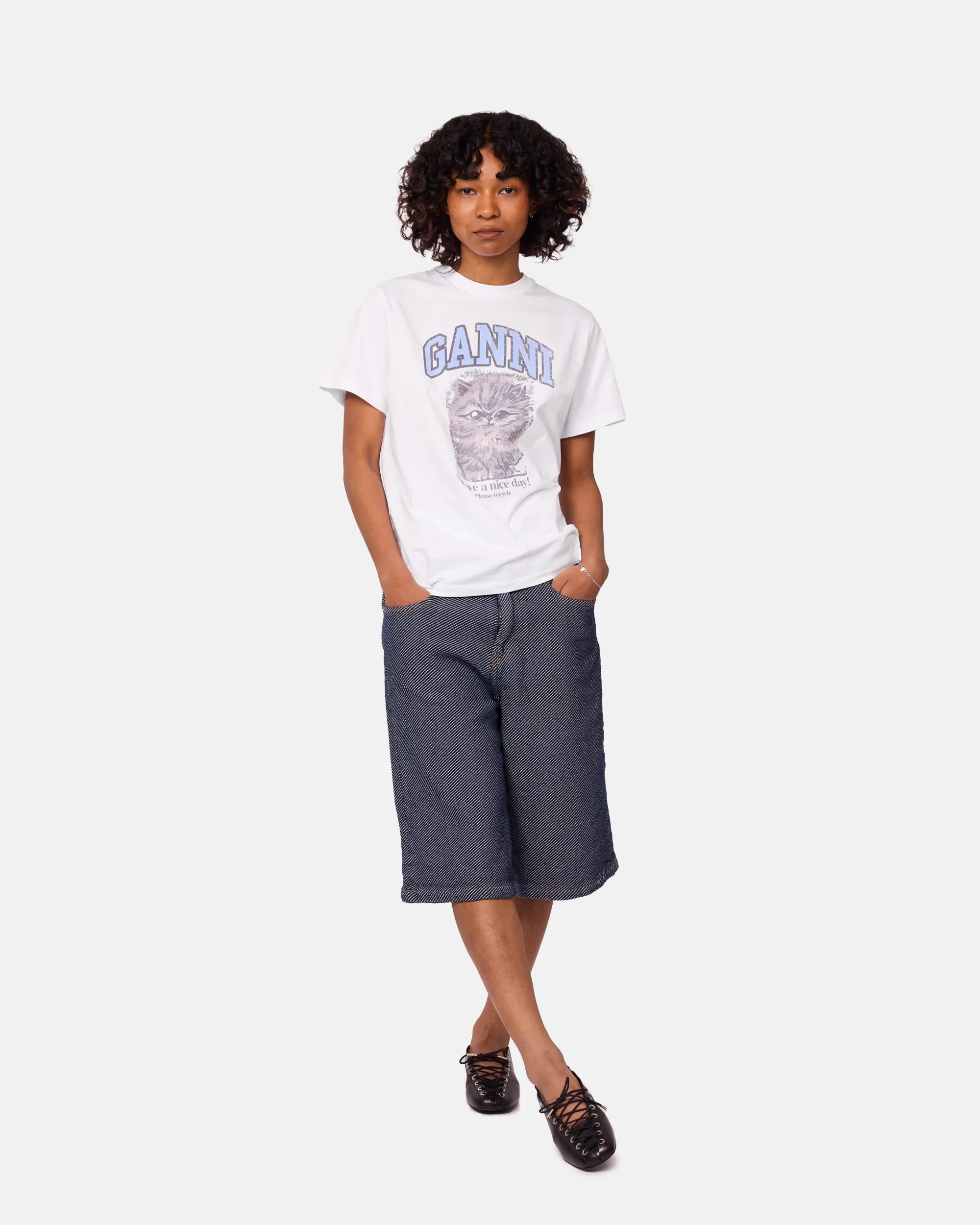 Basic Jersey Kitty Margot Relaxed T-shirt