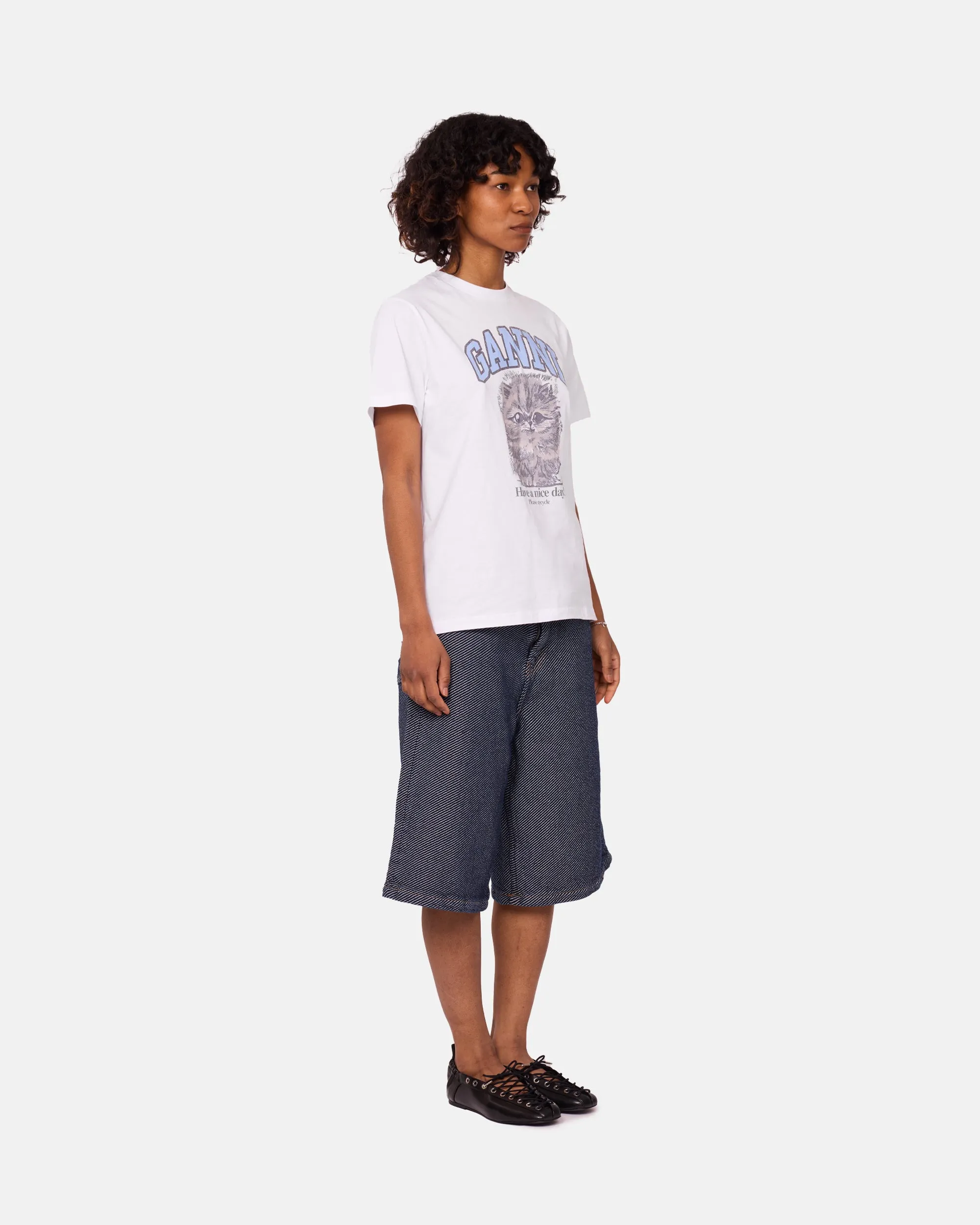 Basic Jersey Kitty Margot Relaxed T-shirt