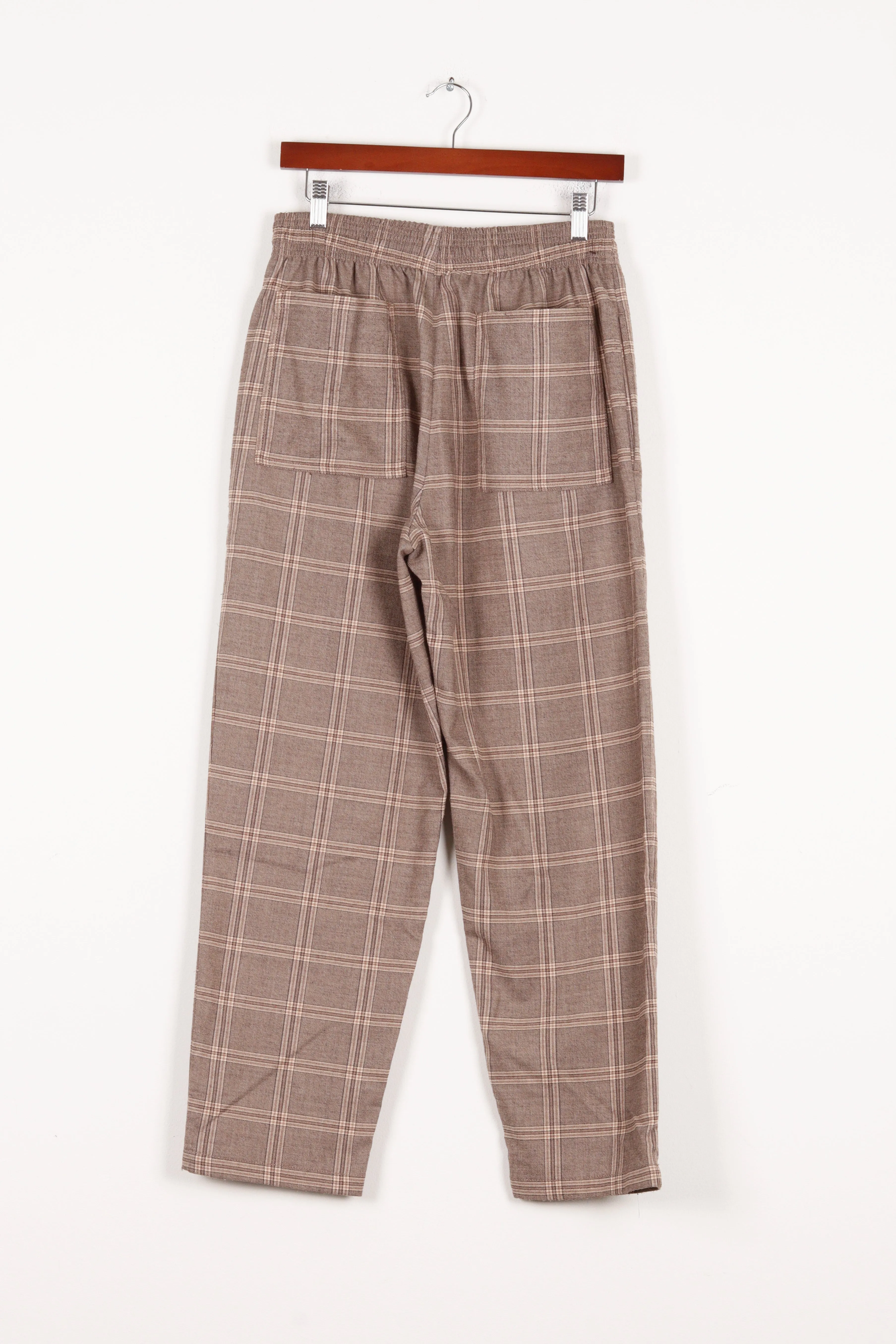 Beams Heart FW21 'Glen Plaid' Casual Pants Brown (2021)