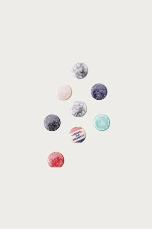 Birthday NN Badges x4