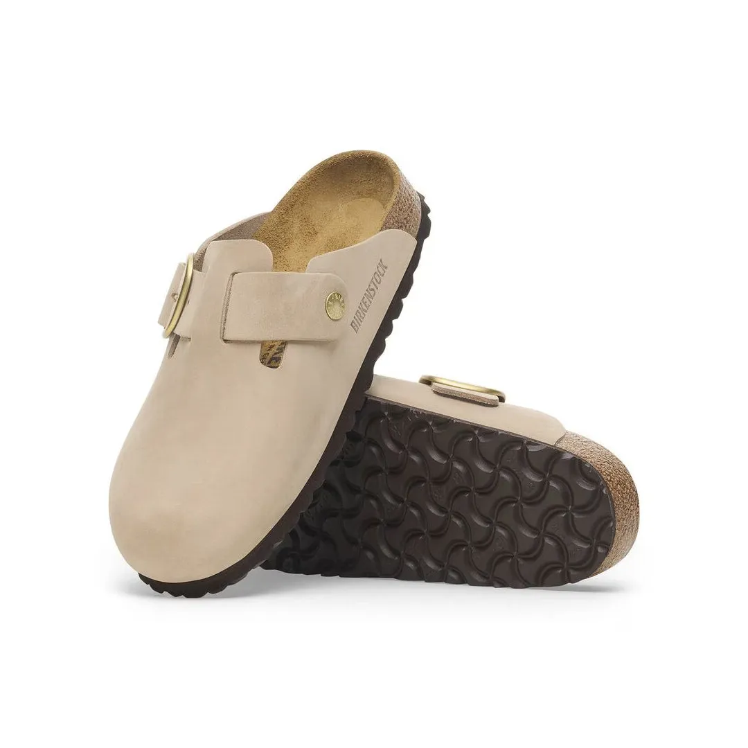 BOSTON BIG BUCKLE NUBUCK LEATHER - SANDCASTLE