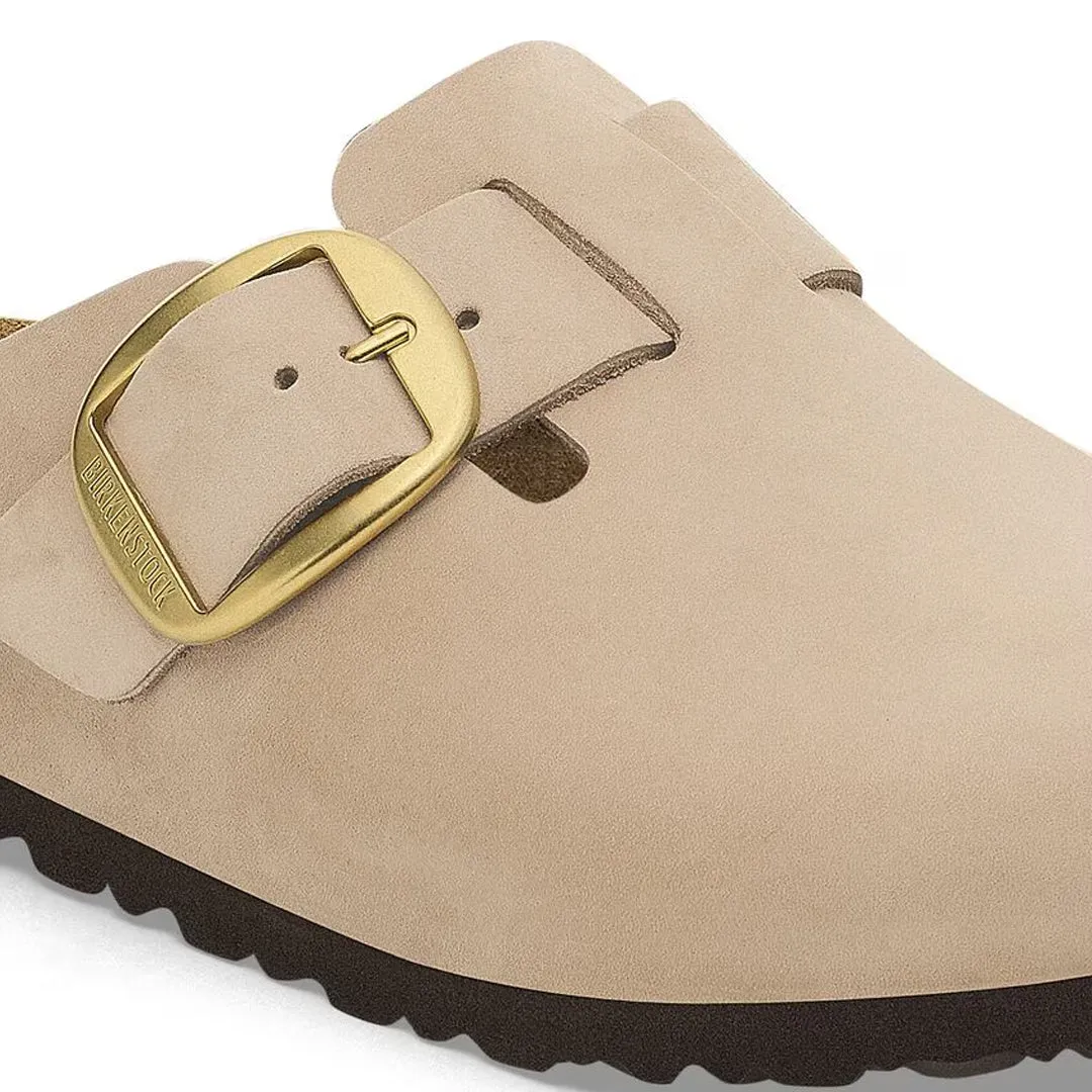 BOSTON BIG BUCKLE NUBUCK LEATHER - SANDCASTLE