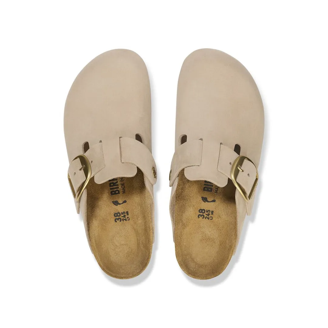 BOSTON BIG BUCKLE NUBUCK LEATHER - SANDCASTLE