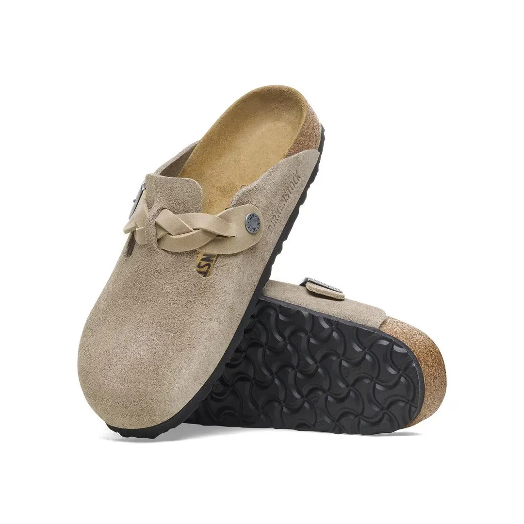 BOSTON BRAIDED SUEDE LEATHER - TAUPE