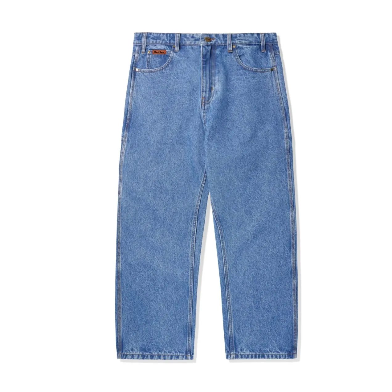 Butter Goods Relaxed Denim Jeans // Washed Indigo