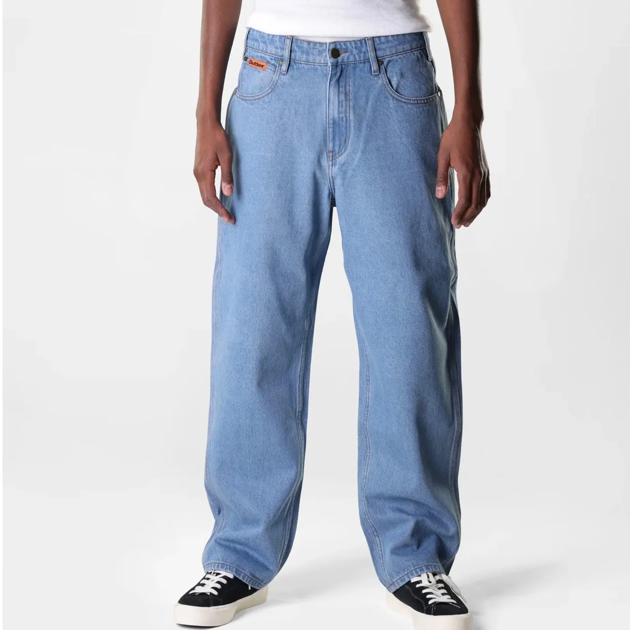 Butter Goods Relaxed Denim Jeans // Washed Indigo