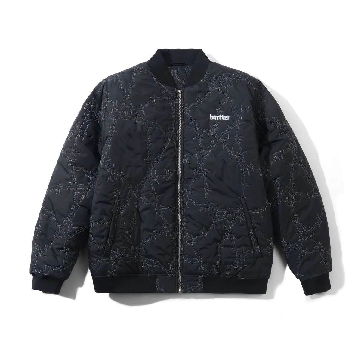 Butter Goods Wired Bomber Jacket Black