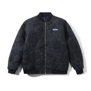 Butter Goods Wired Bomber Jacket Black