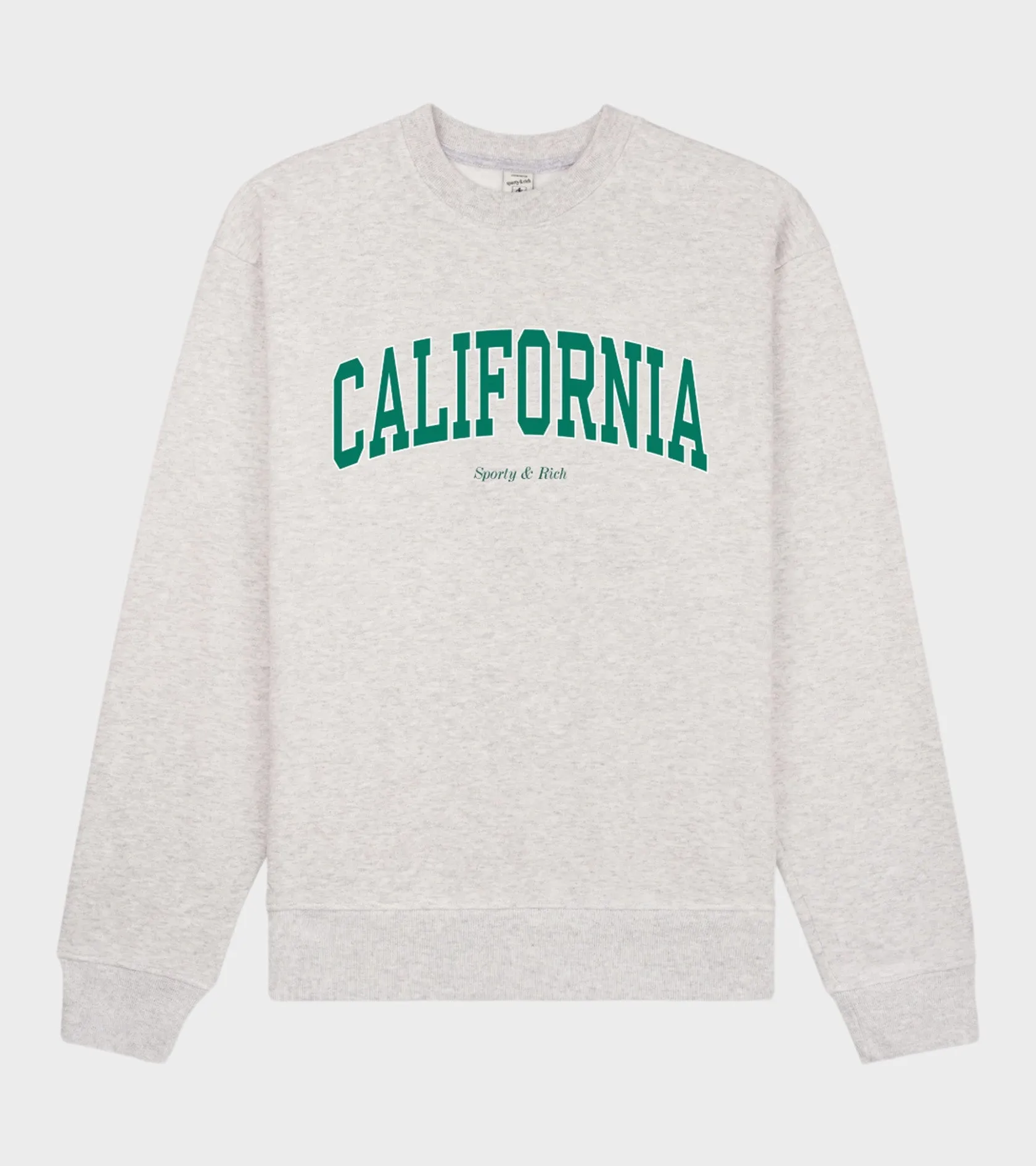 California Crewneck Heather Grey/Alpine