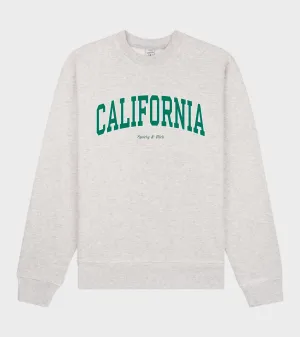 California Crewneck Heather Grey/Alpine