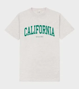 California T-shirt Heather Grey/Alpine