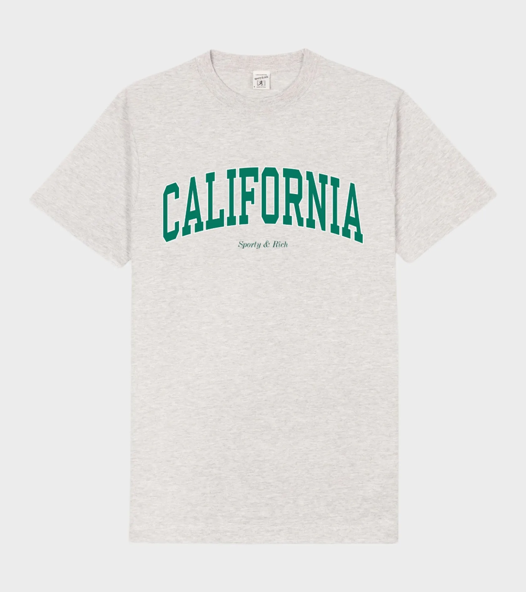 California T-shirt Heather Grey/Alpine