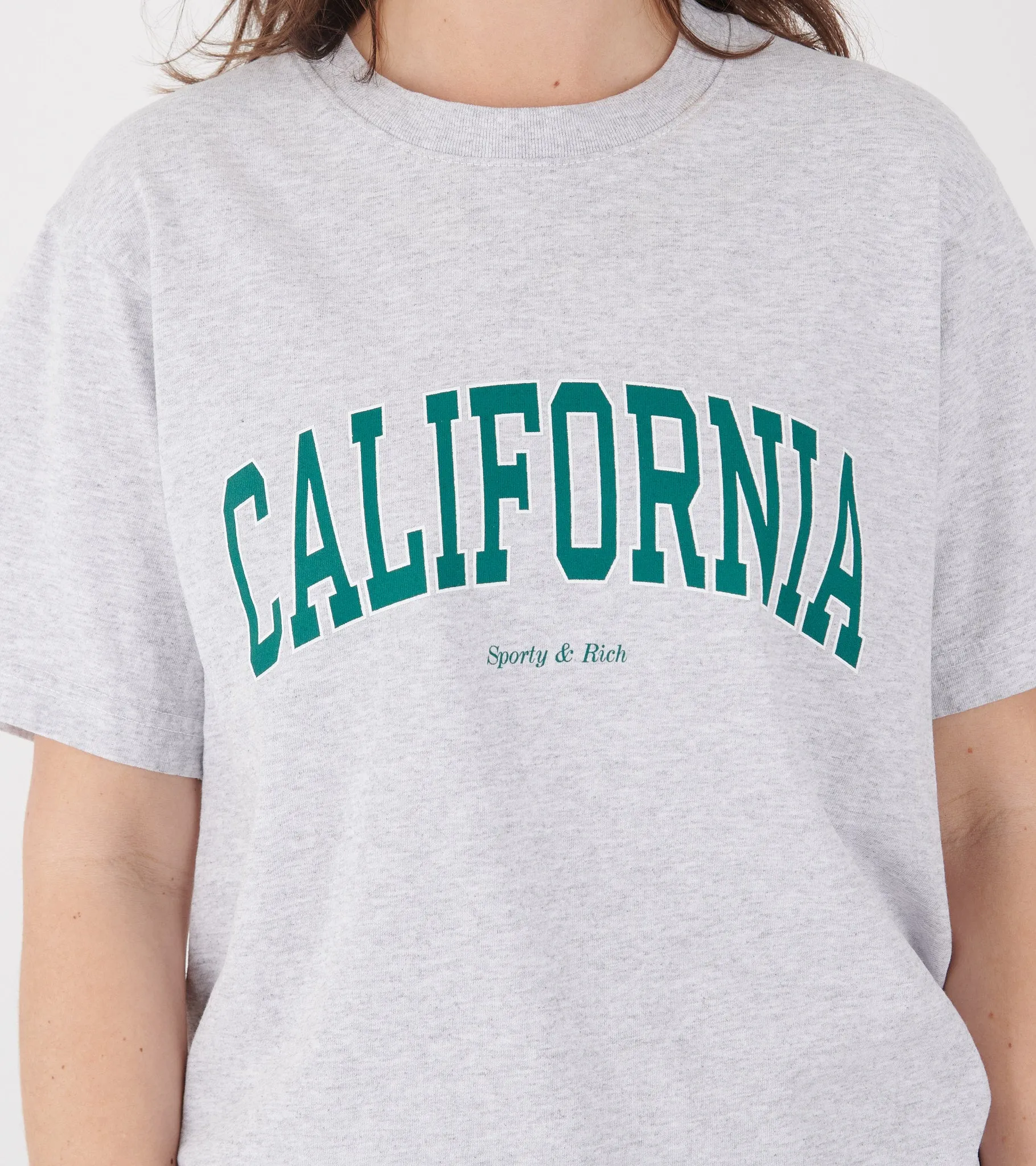 California T-shirt Heather Grey/Alpine