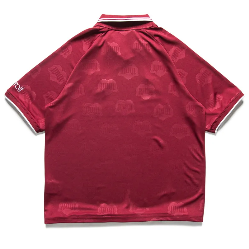 Carhartt WIP Hartt's Football Shirt - Mulberry
