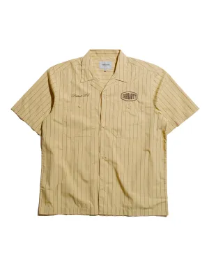 Carhartt W.I.P. S/S Hendry Shirt Straw/Liberica Seaton Stripe