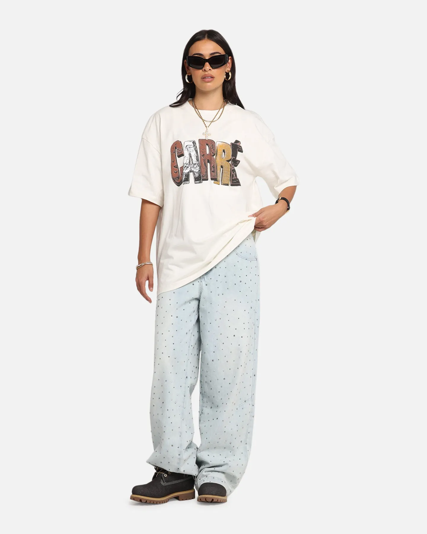 Carre Chocolate T-Shirt Off White
