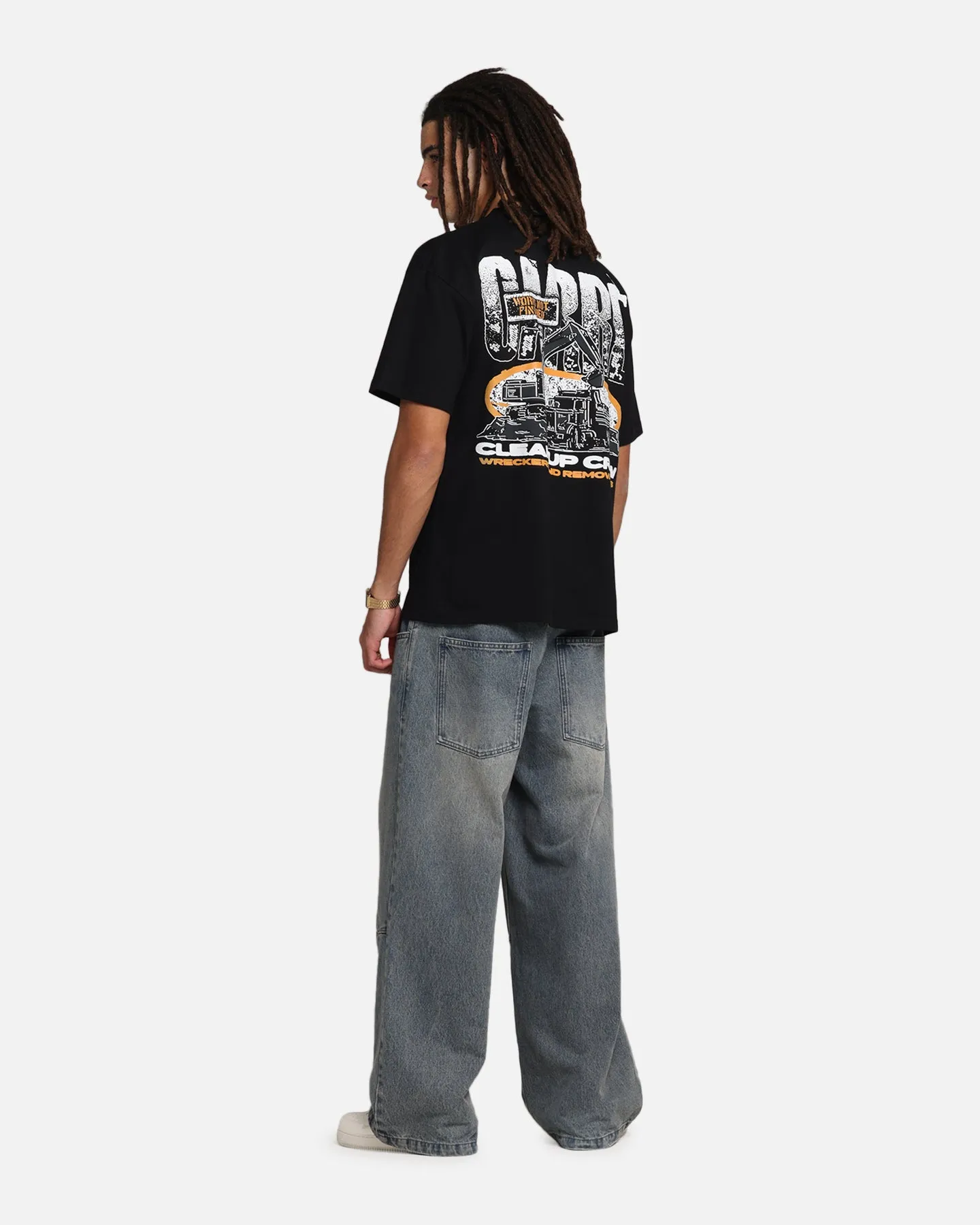 Carre Clean Up Crew T-Shirt Black