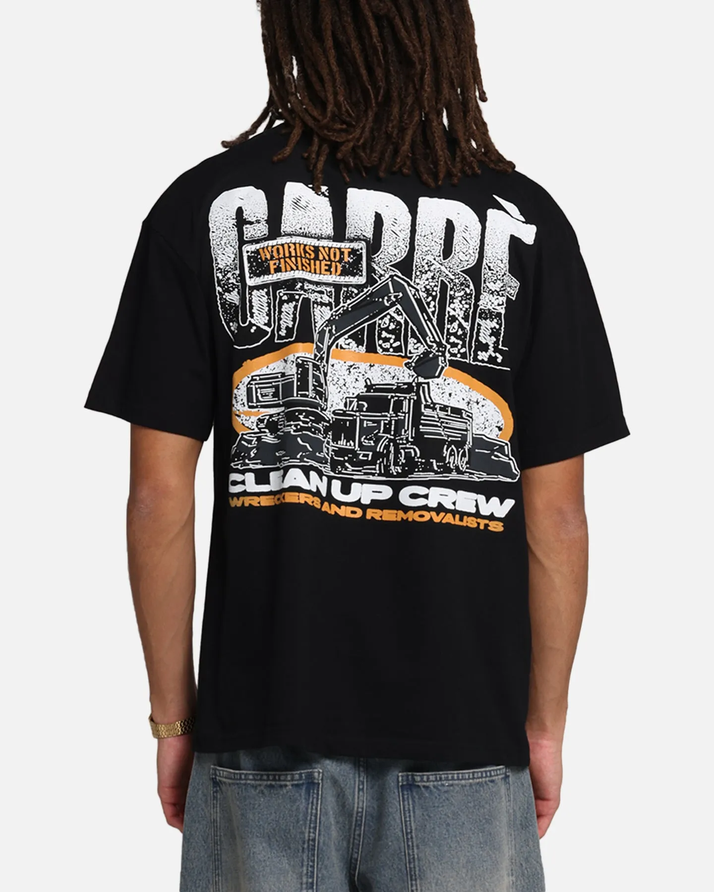 Carre Clean Up Crew T-Shirt Black