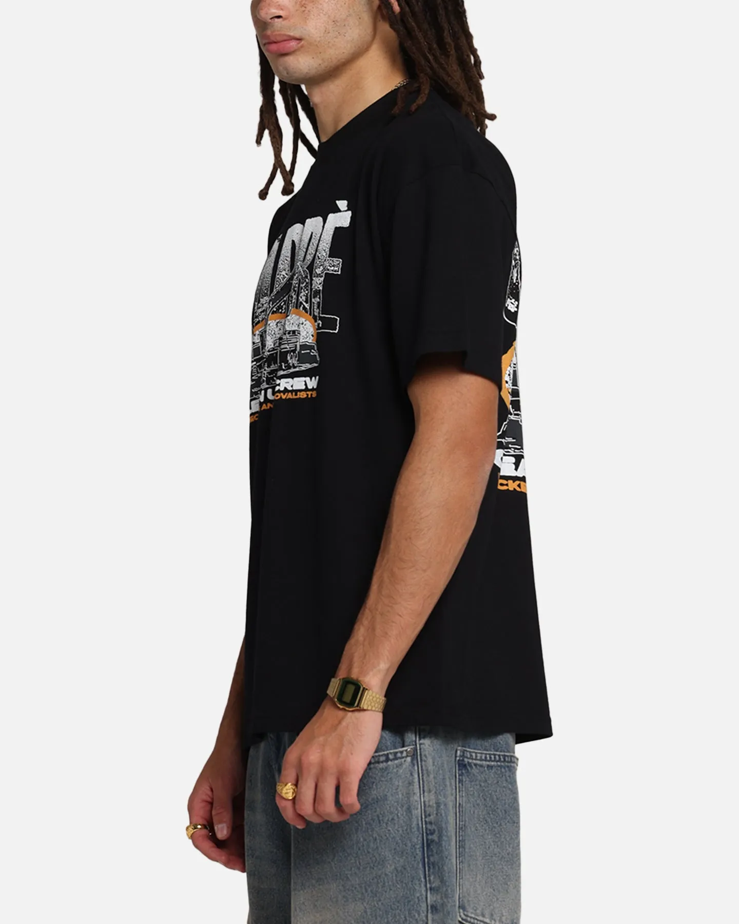 Carre Clean Up Crew T-Shirt Black