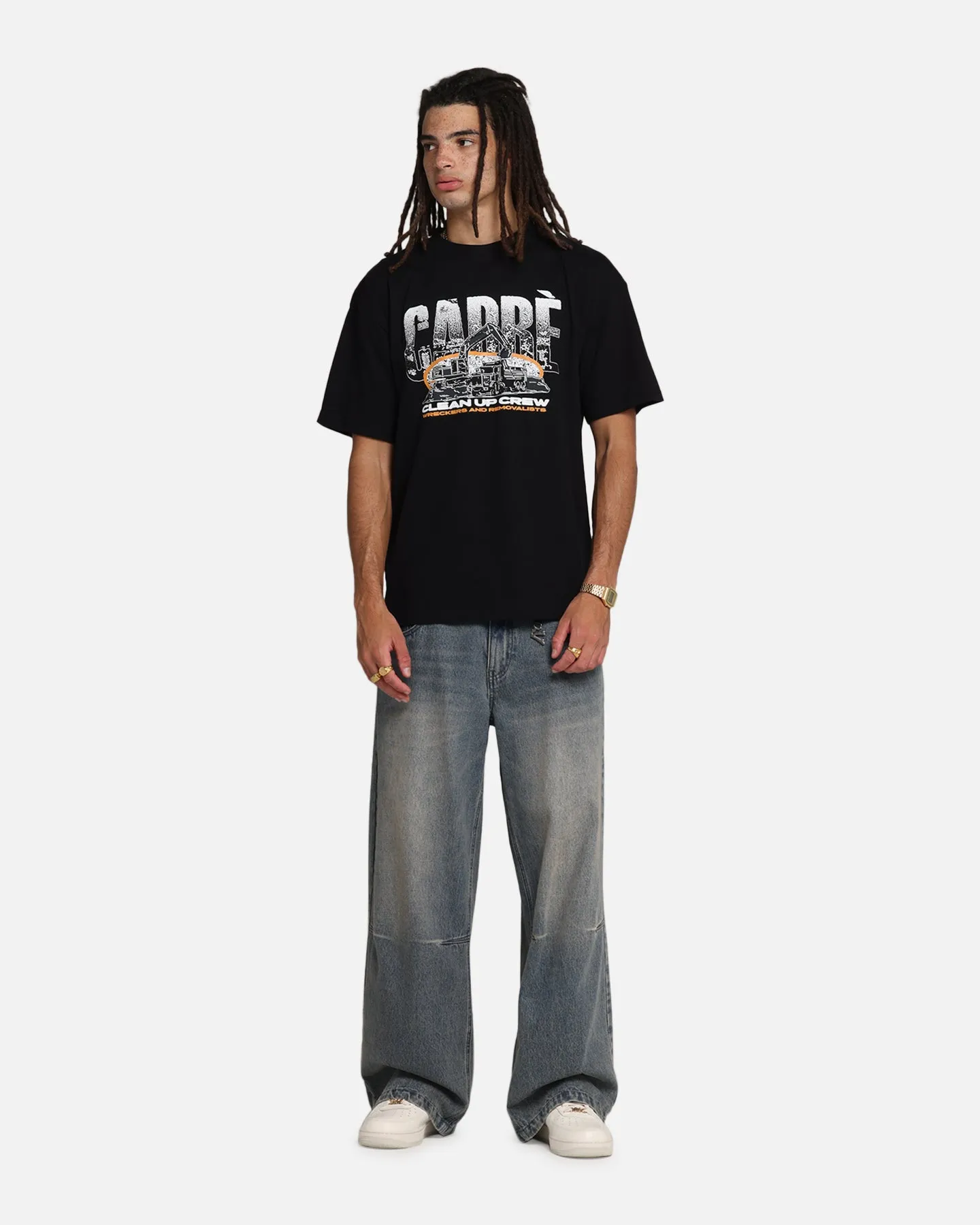 Carre Clean Up Crew T-Shirt Black