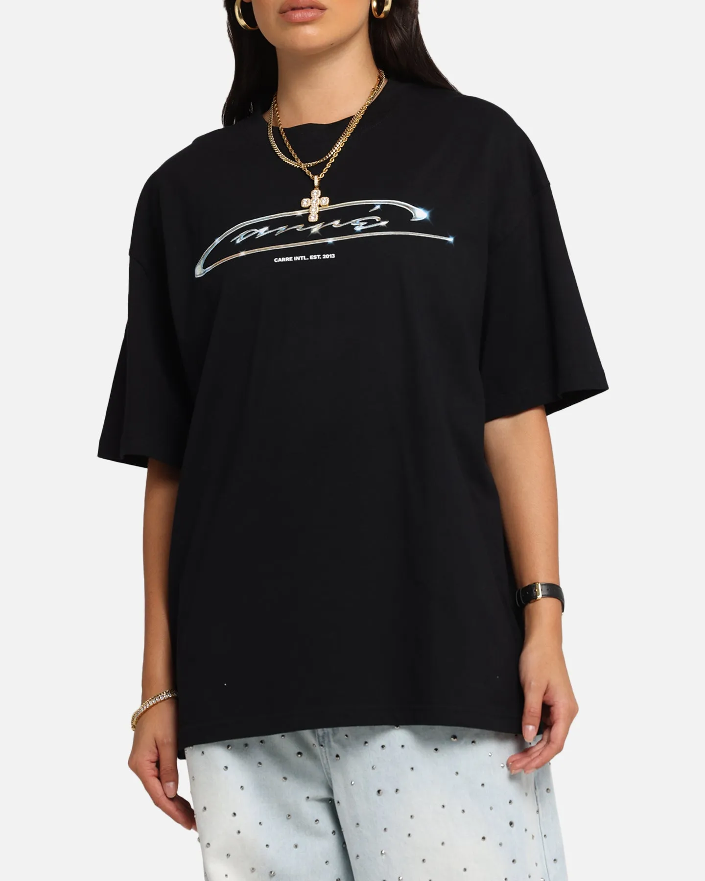 Carre Cold Shine T-Shirt Black