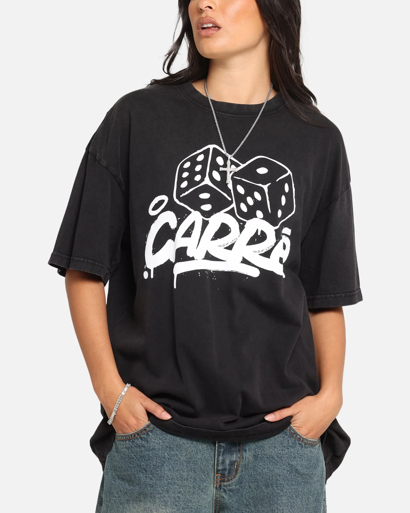 Carre Players Choice T-Shirt Black Acidwash