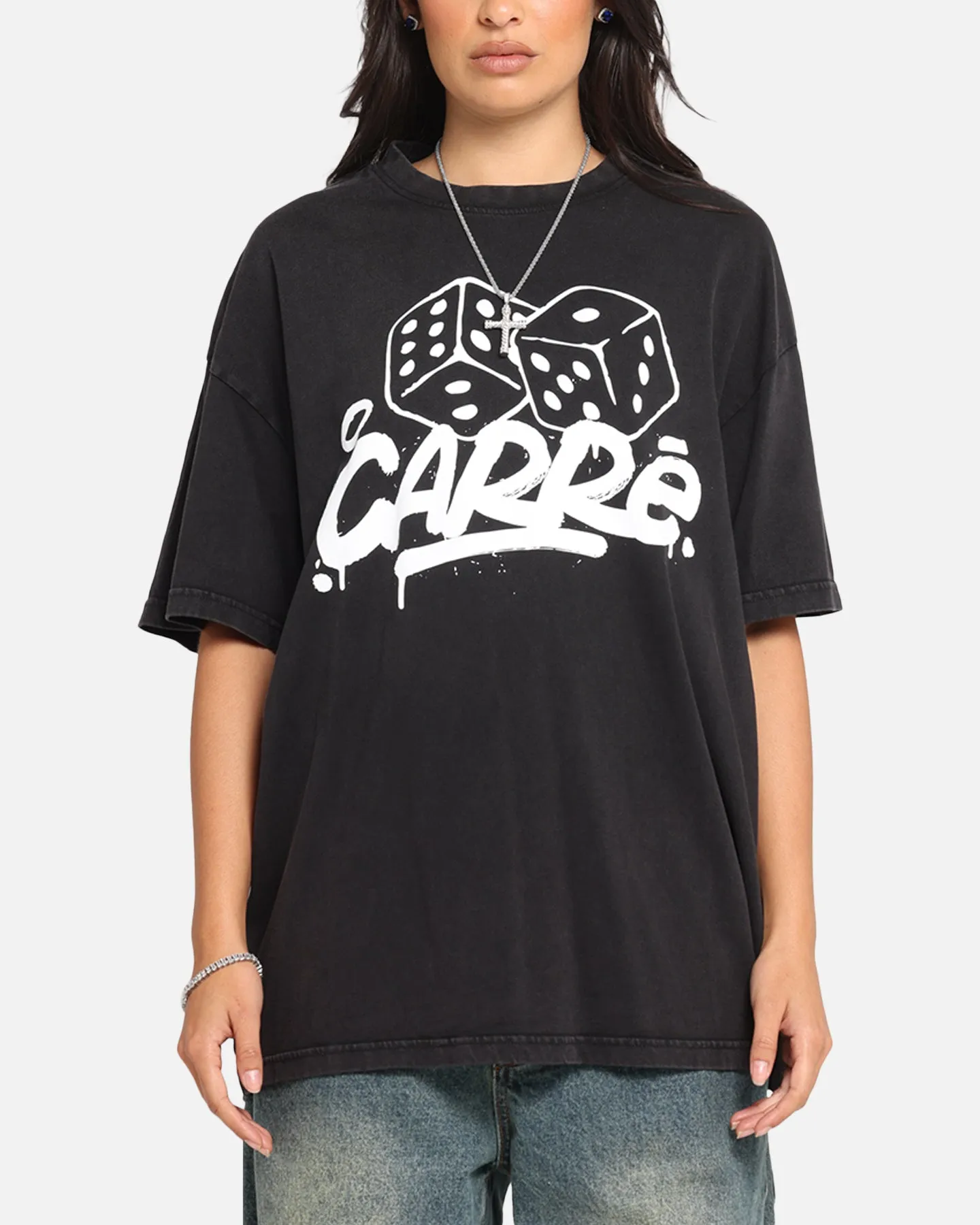 Carre Players Choice T-Shirt Black Acidwash