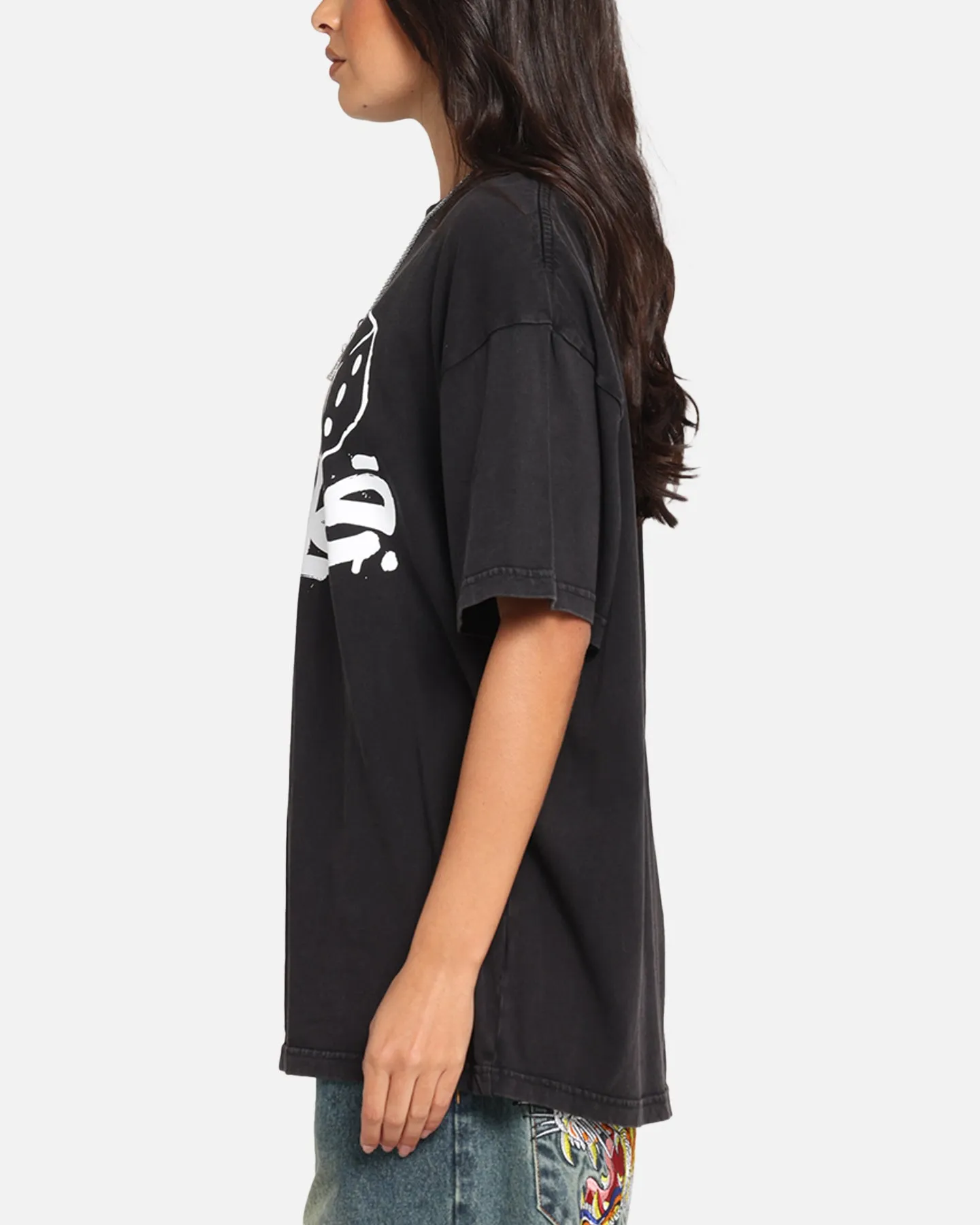 Carre Players Choice T-Shirt Black Acidwash